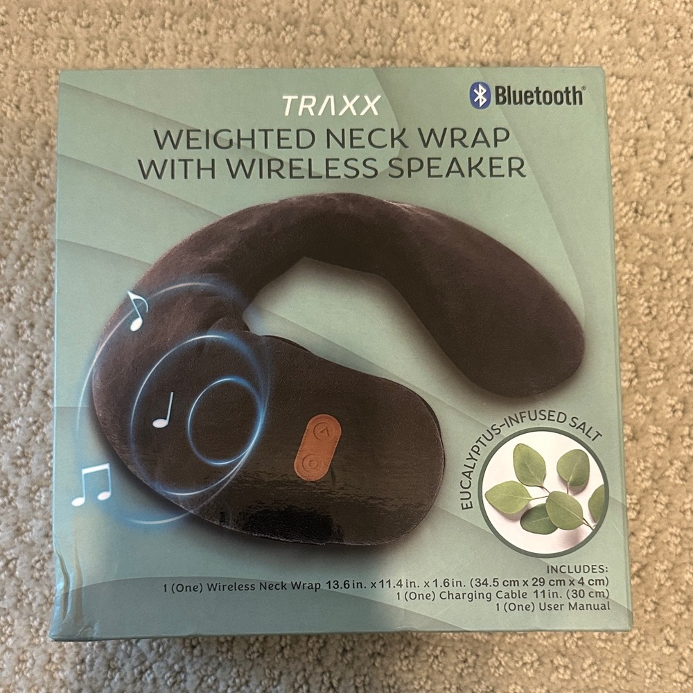 TRAXX Weighted Neck Wrap with Wireless Speaker